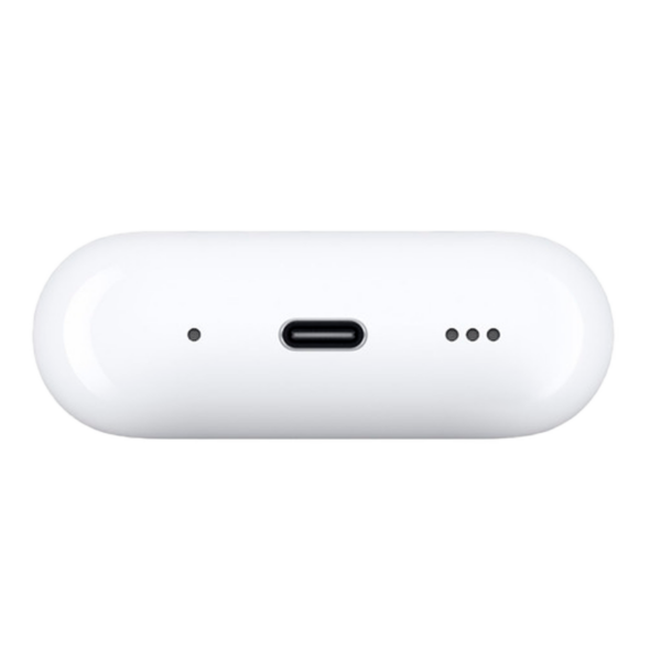 Apple AirPods Pro 2da Gen Magsafe Case 2022 blancos vista inferior