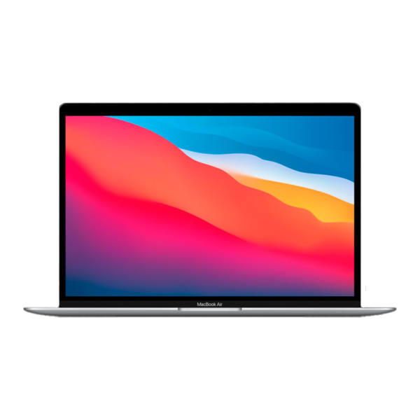 Apple MacBook Air M1 de frente con pantalla abierta