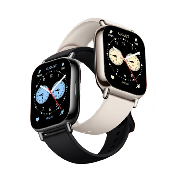 Dos Redmi Watch 5 Lite, un Redmi Watch 5 Lite negro y un Redmi Watch 5 Lite blanco