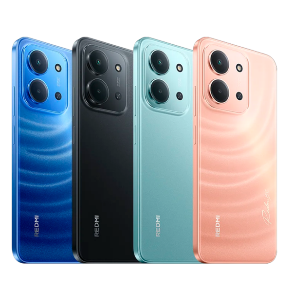 cuatro Redmi 15c de diferentes colores