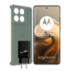 Motorola Edge 60 Pro más cargador y funda
