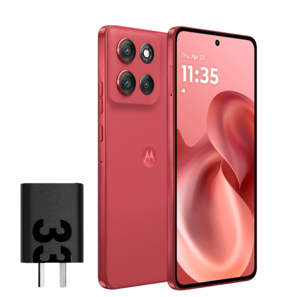 Motorola G86 Rojo más cargador